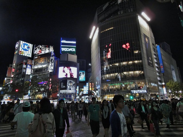 Shibuya Crossing at Night