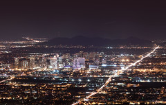 Downtown Phoenix Skyline at Night