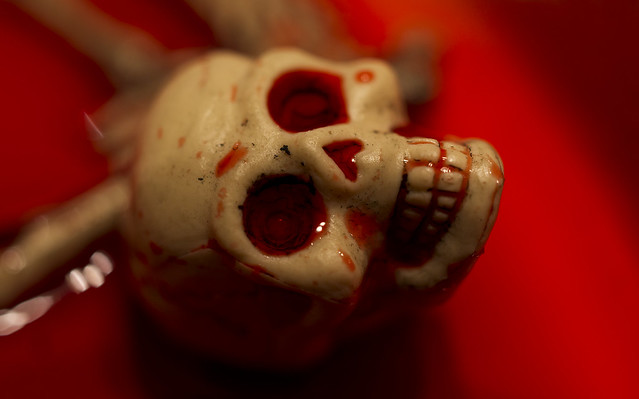 blood skull