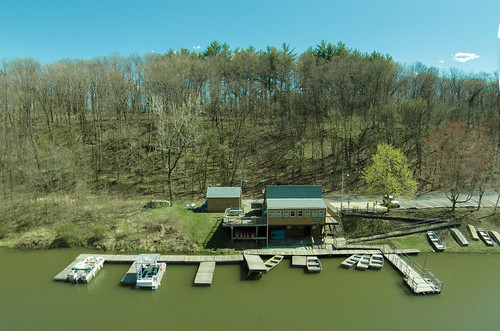 2 lake boat spring dock aerial vision phantom argyle dji