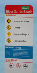 Silver Sands Beach Warnings