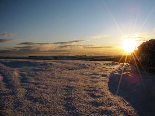 winter sky sun snow sunrise dawn yorkshire dales