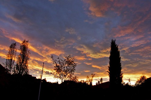 sunset night spain raw cloudy toledo ocasos