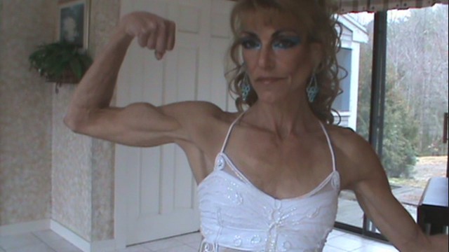 Veronicas biceps in white picture