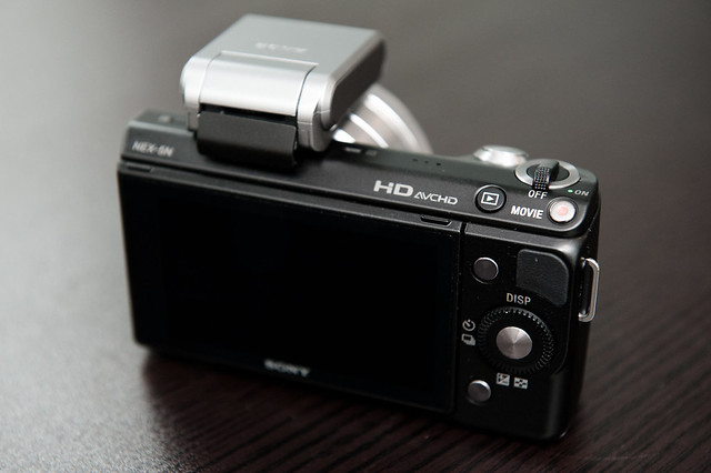 The back of Sony NEX-5N + 16mm f/2.8 + flash