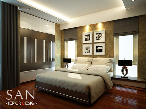 Nam Dinh Villas Interior Design Master Bedroom by Santasel