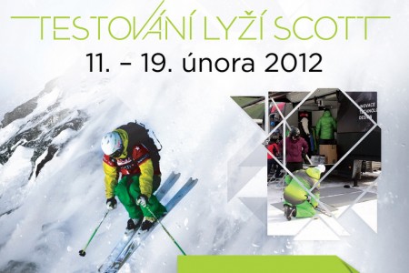 Testování lyží Scott na Slovensku