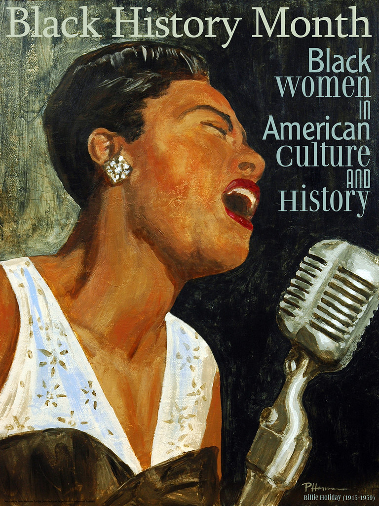 Black month. Billie Holiday poster. Billie Holiday Art.