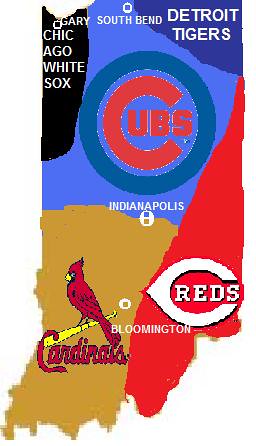 Indiana Baseball Geography