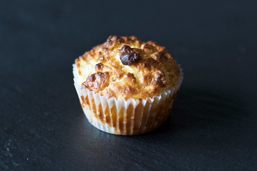Oats and pear muffin