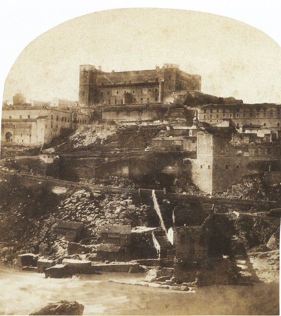 Artificio de Juanelo y Alcázar en 1856. Fotografía de Joseph Carpentier