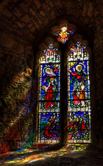 Stained Glass, St Michael's Mount, Cornwall