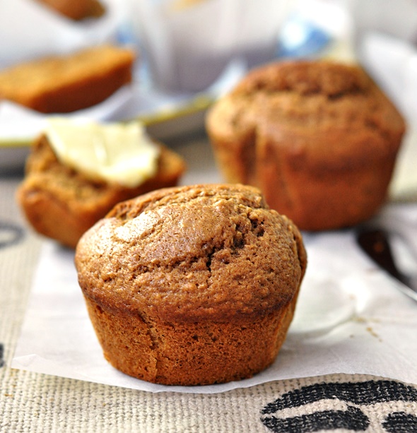 Cinnamon & Coffee Muffins | www.fussfreecooking.com