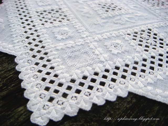 Hardanger Claire Doily