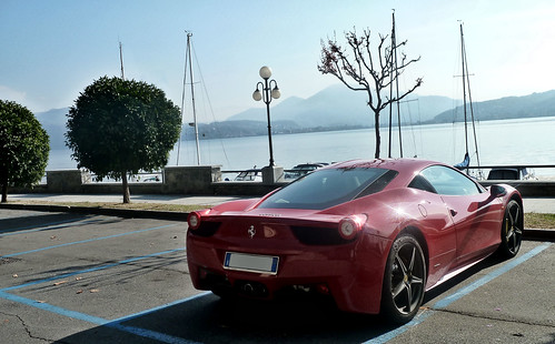 red lake car lago riviera italia ferrari maggiore rims supercar spotting maranello carspotting 458 cannero worldcars tobibrec