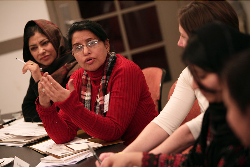 11_sm_02.09.2012 Pakistan_Women_Political_Leaders_Loyola_University_Chicago_meeting_group