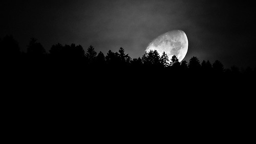 trees sky bw moon white mountain black nature night dark landscape tripod ngc trento marcoajelli ajelli