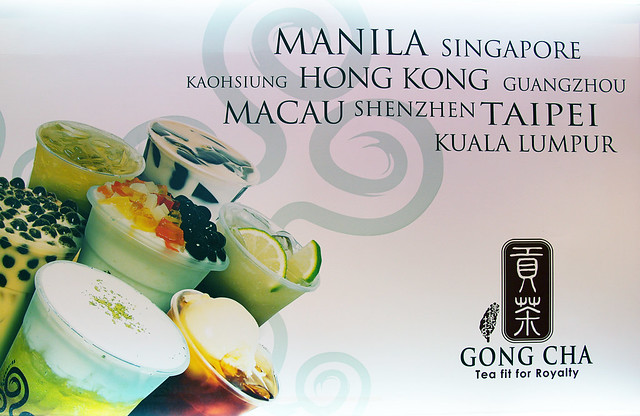 Gong Cha signage banner