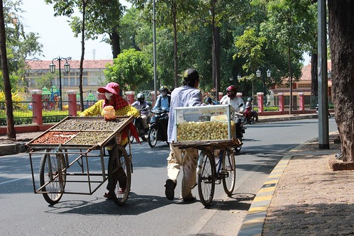 Phnom Penh - straatverkopers - armoede - poverty