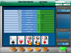 Video Poker Side Out