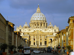 L'arrivo in Vaticano...