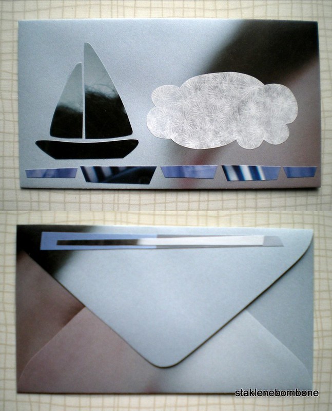 envelope made of recycled paper