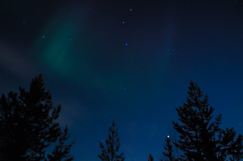 ciel nuit étoiles suède northernlight auroreboreale laponie comtédenorrbotten