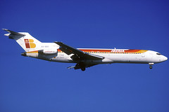 Iberia B727-256 EC-DCC BCN 08/02/1997