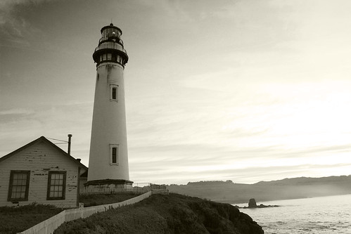 california lighthouse sunrise pigeonpoint