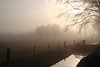 Morning fog near Fort Voordorp