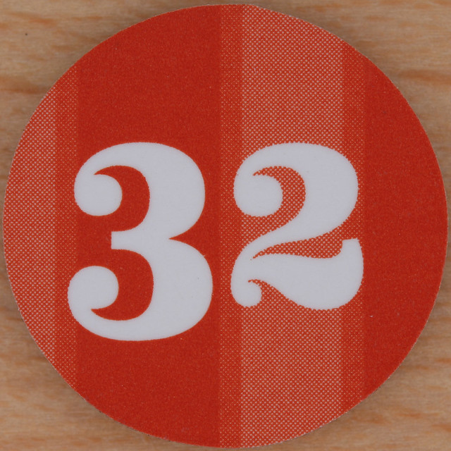 M&S Red Bingo Number 32 | Flickr - Photo Sharing!