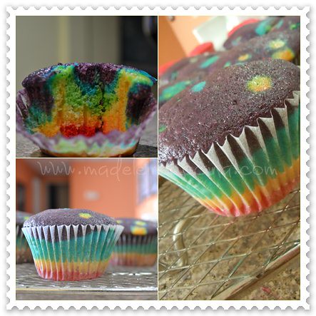 Cupcakes arcoiris