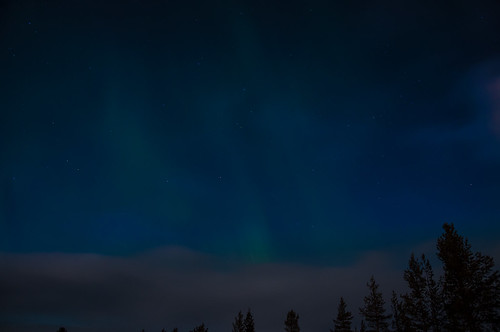 ciel nuit suède northernlight auroreboreale laponie comtédenorrbotten