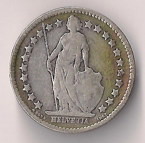 Coin - Switzerland - Half Franc - 1906 02
