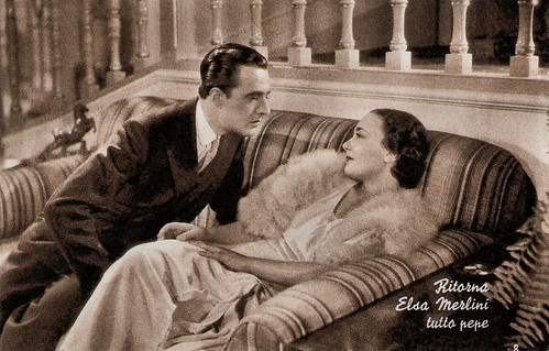 Elsa Merlini and Vittorio De Sica