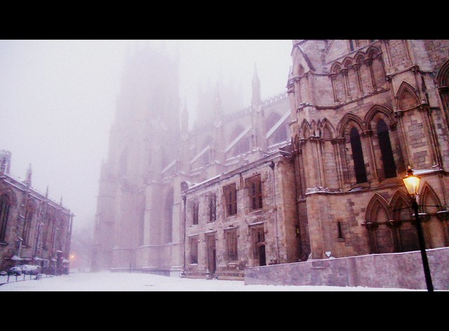 York Minster in the snow