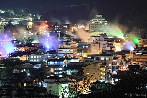 longexposure japan night nightscape onsen nightview hotspring 夜景 oita beppu 温泉 yakei 大分 別府 湯けむり展望台 yukemuriobservatory