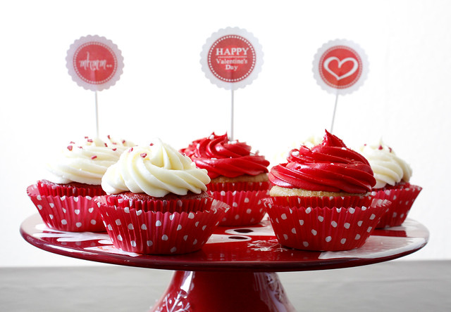 Einen tollen Valentinstag für Euch und eure Liebsten - Valentinstag Cupcakes