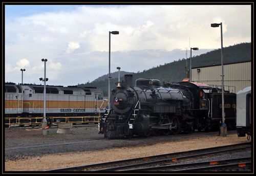 railroad travel arizona train williams grandcanyon locomotive 2011 grandcanyonrailway cbq 4960