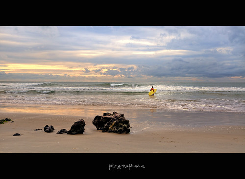 ocean morning sea sky beach clouds sunrise reflections dawn nikon rocks waves surfer tide surfing shore surfboard swimmer wade d90 colorphotoaward boardrider mygearandme fotografdude