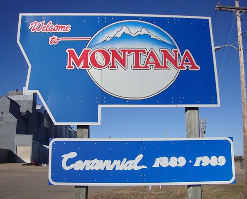 montana mt statesigns statewelcomesigns sheridancounty westby shapeofmontana northamerica unitedstates us