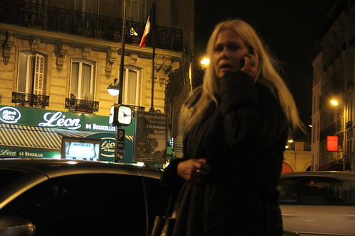 Woman on Street, Paris, February 2012