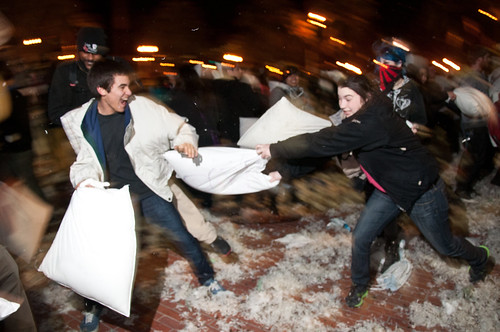 Valentines pillow fight SF