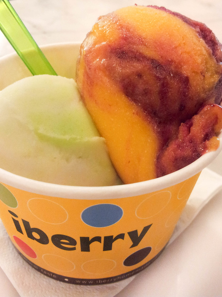 Blueberry Mango and Guava Salted Plum Sorbet from iBerry