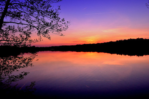 sunset sky color water zonsondergang nikon silence waterscape dreiländersee 1855mmm d5100 naturphotography naturshot