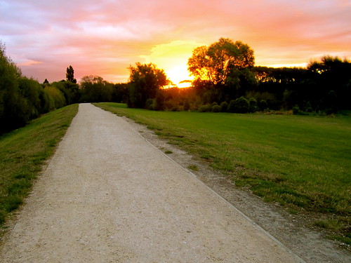 sunset path