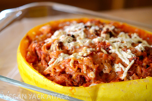 Love pizza, but want a lighter option without missing flavors? Try my Pizza Stuffed Spaghetti Squash! All vegan, and all delicious.