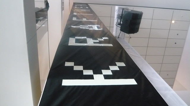 Kraftwerk banner MoMA