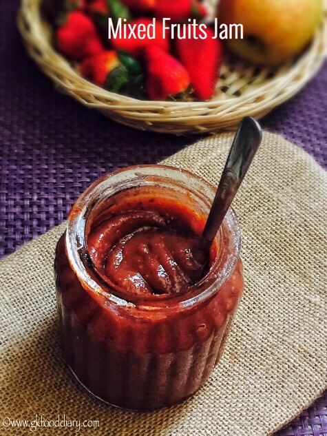 Mixed Fruits Jam for Babies, Toddlers and Kids