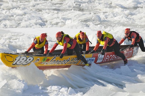 canada ice race river canoe course stlawrence saintlaurent canot extremesport glace fleuve québec sportextreme photoquébec
